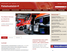 Tablet Screenshot of pelastustoimi.fi
